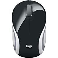 Logitech M187 Ratón Inalámbrico Portátil- 2.4 GHz con Receptor USB- Seguimiento Óptico 1000 DPI- PC-Mac-Portátil- Negro